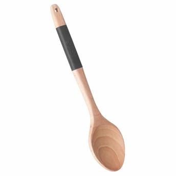 5Five Wood & Silicone Kitchen Spoon (6.5 x 1.5 x 32 cm)