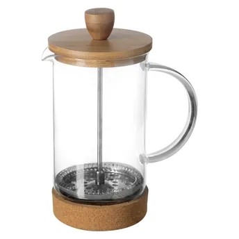 صانع قهوة من الخيزران والزجاج إس جي (600 مل)