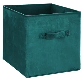 صندوق تخزين مخمل 5 فايف (أزرق، 31 × 31 × 31 سم)