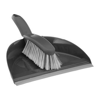 Plastic Broom & Dustpan Set (24.5 x 9 x 32.5 cm)
