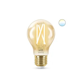 WiZ Tunable A60 E27 Smart Filament Light Bulb (50 W, Warm to Cool White)