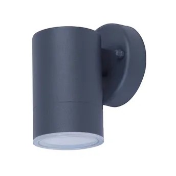 GoodHome Candiac LED Fixed Outdoor Wall Light (4.3 W, Warm White, Dark Gray)
