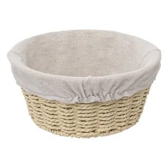 5Five Round Braided Bread Basket (21.5 x 10 cm)