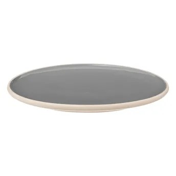 SG Earthenware Dinner Plate (27.3 x 2.8 cm, Gray)