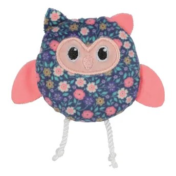 Zolux Ethicat Floral Owl Toy