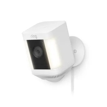 Ring Spotlight Cam Plus Plug-In Security Camera (White)
