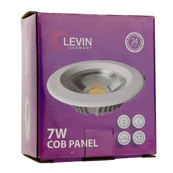 Levin LED Panel Light (70 mm, 7 W, Natural White)