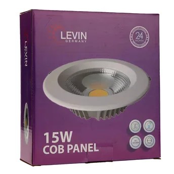Levin LED Panel Light (165 mm, 15 W, Warm White)