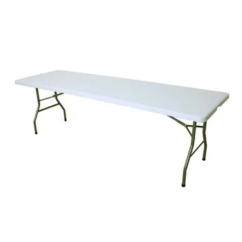 Plastic & Steel Folding Table (240 x 75 x 74 cm)