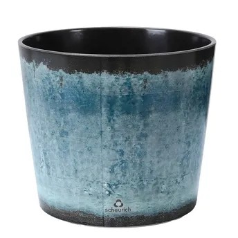 Scheurich Ocean Glazed Ceramic Plant Pot (21 x 18 cm)
