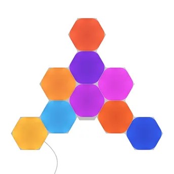Nanoleaf Shapes Hexagon Smart LED Light Panel Starter Kit (9 Pc.)