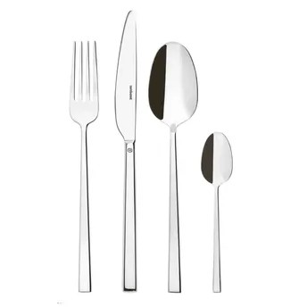 Sambonet Rock Stainless Steel Cutlery Set (24 Pc., Silver)