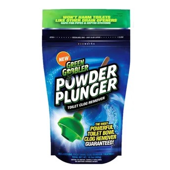 Green Gobbler Powder Plunger Toilet Clog Remover (465 g)