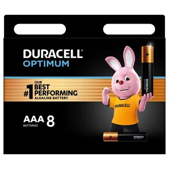 Duracell Optimum Alkaline AAA Battery Pack (8 Pc.)