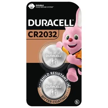 Duracell Specialty CR2032 Lithium Coin 3 V Battery (Pack of 2)