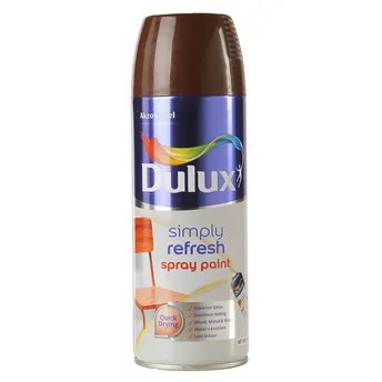 Dulux Simply Refresh Spray Paint (400 ml, Gloss Dark Brown)