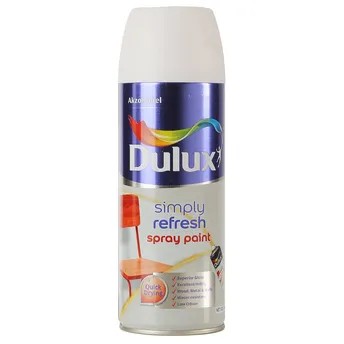 Dulux Simply Refresh Spray Paint (400 ml, Matt White)