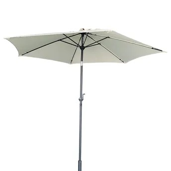 Living Accents Logan Steel Crank Umbrella (2.7 x 2.4 m, Beige)