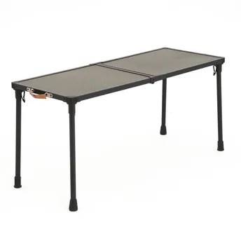 طاولة من سبائك الألومنيوم والنايلون قابلة للطي وايلد لاند MTS-X (130 × 50 × 60 سم)