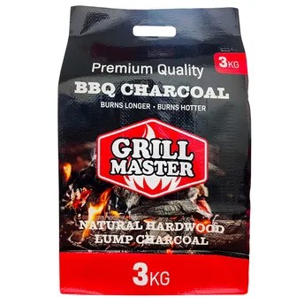 Grill Master Natural Hardwood Charcoal (3 kg)