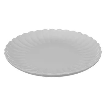 SG Romy Porcelain Dinner Plate (26.6 x 3.3 cm, White)