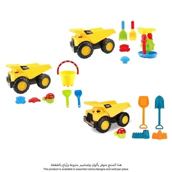 Mondo Summerz Construction Truck Toy Set (Assorted colors/designs, 6 Pc.)