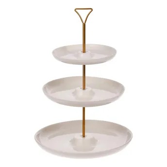Shallow 3-Tier Serving Plate