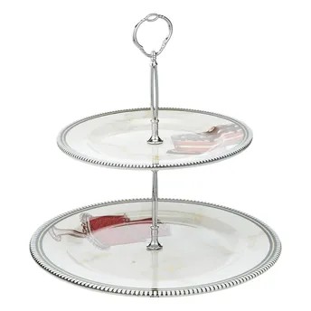 Edessa Blooming 2-Tier Cake Stand (20 + 27 cm)