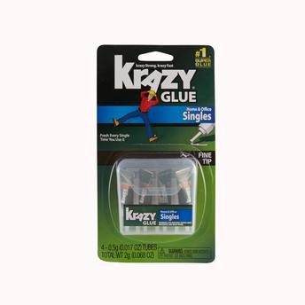Krazy Glue Home & Office Singles (.5 g, Pack of 4)