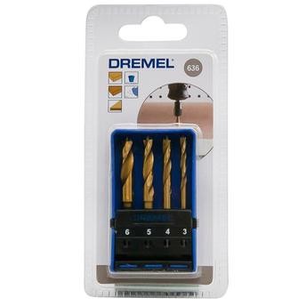 Dremel 636 Wood Drill Bit Set (Pack of 4)