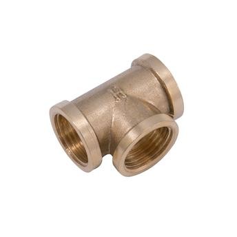 Mkats Copper Tee Pipe Fitting 1/2in