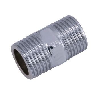 Mkats CP Nipple Plumbing Fixture (1.27 cm, Silver)