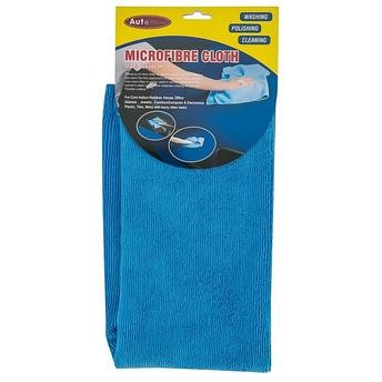 Autoplus Microfiber Cleaning Towel (Blue/White)