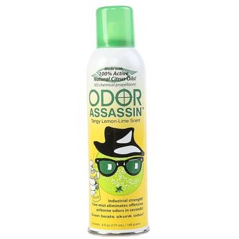 Odor Assasin Odor Eliminator Spray, Tangy Lemon & Lime (177 ml)