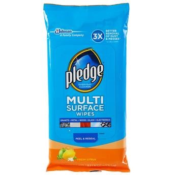 Pledge Multi-Surface Wipes (Pack of 25)