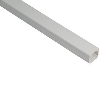 Mkats Self-Adhesive PVC Trunking (17 mm x 2 m, White)