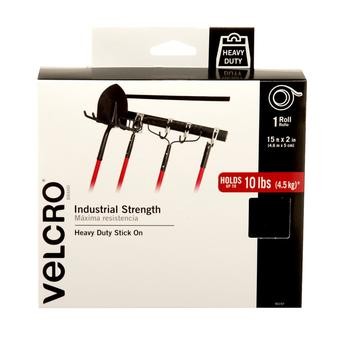 VELCRO® Industrial Strength Tape (5 x 450 cm, Black)