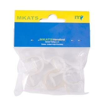 Mkats PVC Pipe Clamps (1.3 cm, Pack of 5)