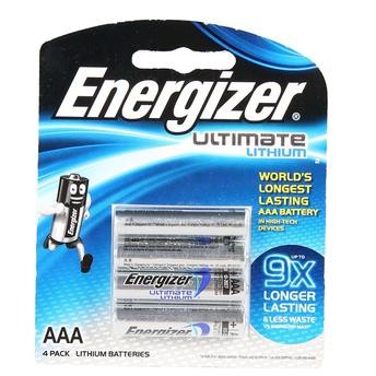 Energizer Ultimate Lithium AAA Batteries (Pack of 4)