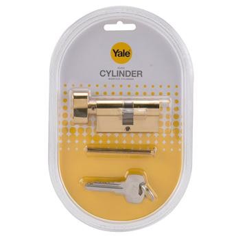 Yale Euro Cylinder Lock (6 cm, Brass)