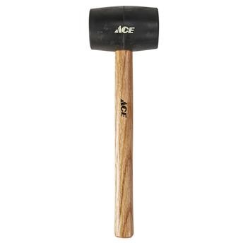 Ace Rubber Mallet with Hard Wood Handle