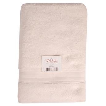 Truebell Value Cotton Bath Towel (70 x 140 cm, Ivory)