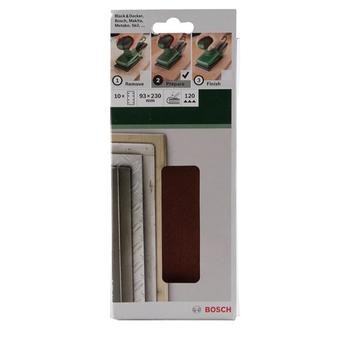 Bosch G120 Orbital Clamped Sanding Sheets (Pack of 10)