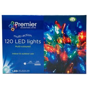 مجموعة 120 مصباح LED للزينة بمؤثرات الأضواء المتلاحقة بريميير