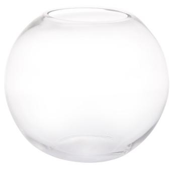 MV Glass Small Glass Fish Bowl Aquarium (20 cm, Transparent)
