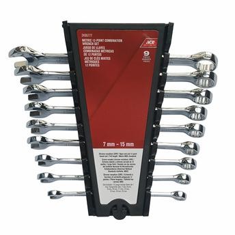 Ace Combination Wrench Set (Pack of 9)
