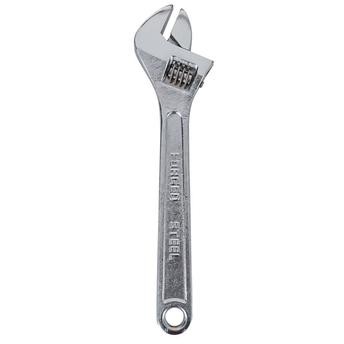 Adjustable Wrench (25 cm, Carbon Steel)