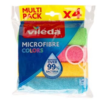Vileda Microfiber Cleaning Cloth Pack (4 Pc.)
