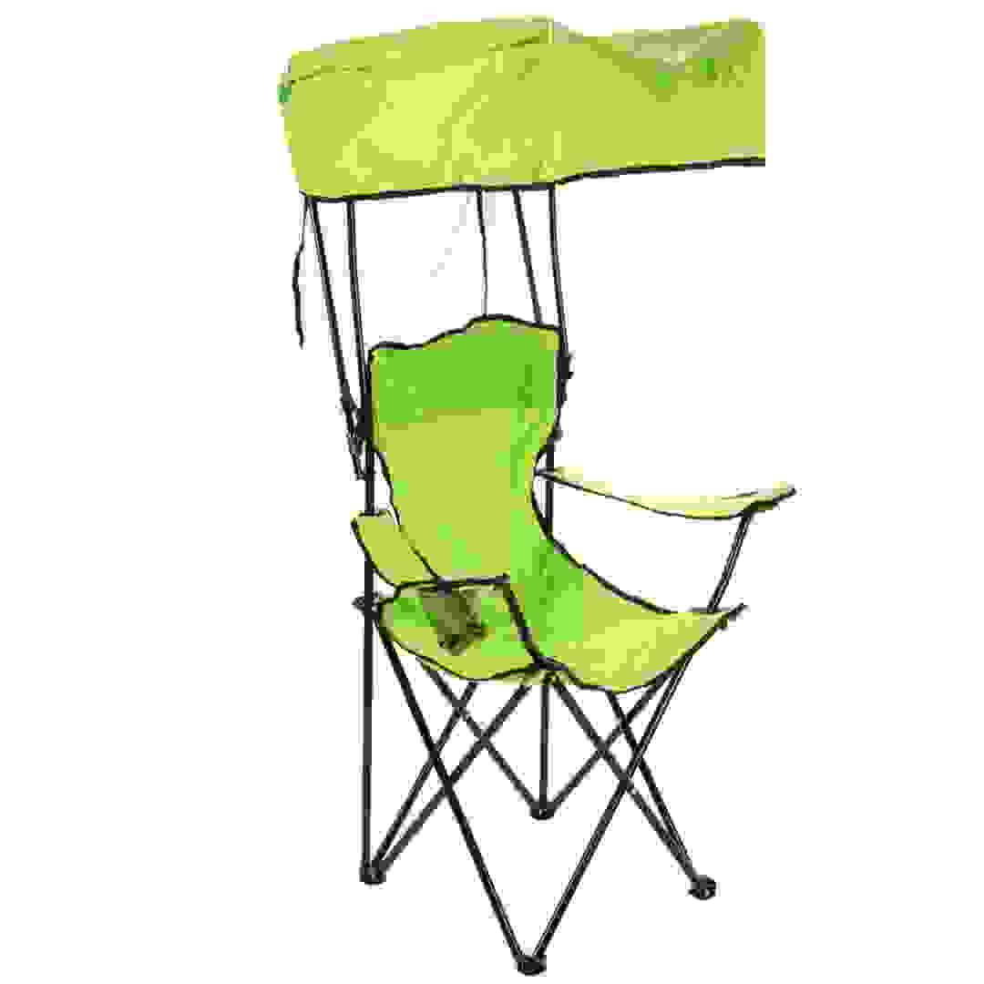 Homeworks Camping Chair with Shade Roof (Green)
