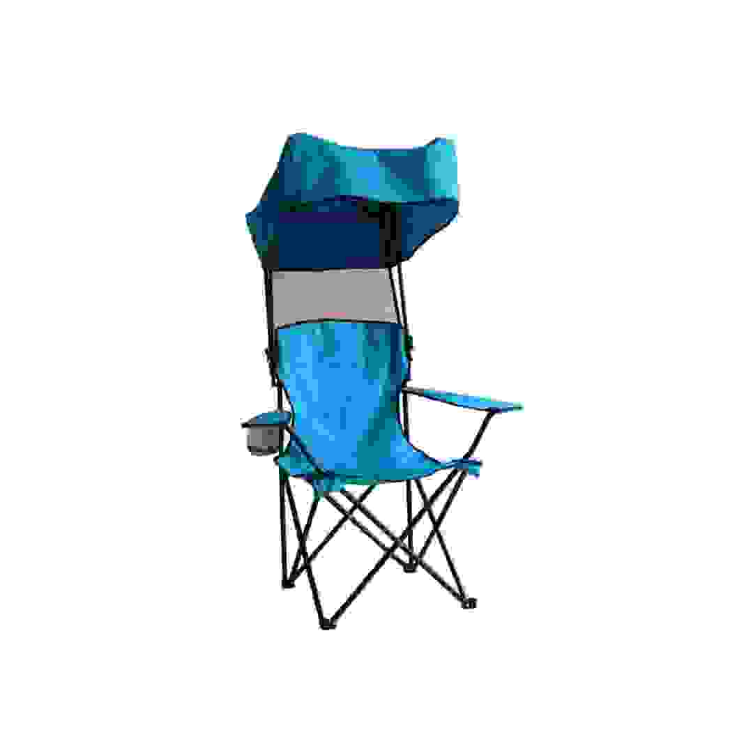 Homeworks Camping Chair with Shade Roof (Blue)